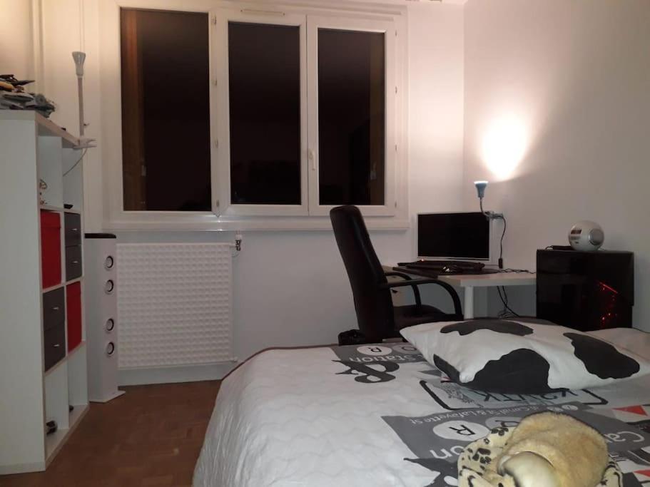 Apartamento T4/5 Avec Vue Sur Les Alpes A 5 Minutes De Lyon La Mulatiere Exterior foto