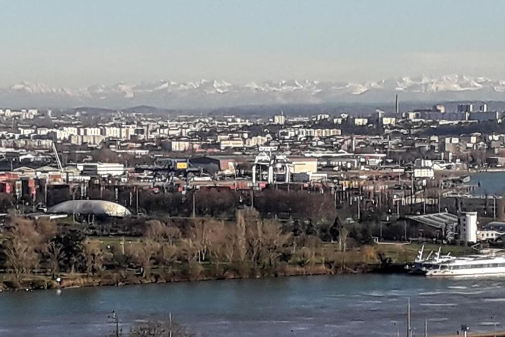 Apartamento T4/5 Avec Vue Sur Les Alpes A 5 Minutes De Lyon La Mulatiere Exterior foto